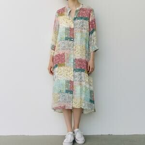 Johnny Was Workshop Marseille Garden Seaside Slip Dress NWT Women's Sz S Boho